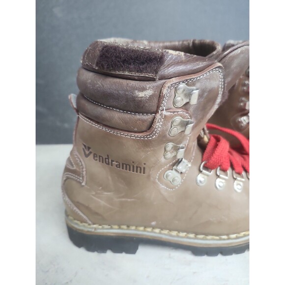 Vintage Vendramini Boots Mens 8 Hiking Mountaineering Leather Made In Italy main image 9